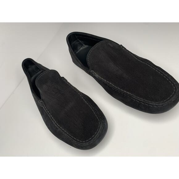 Tod\'s Men\'s suede black Loafers Driving Moccasins Slip On Casual shoes Size 9 main image 6